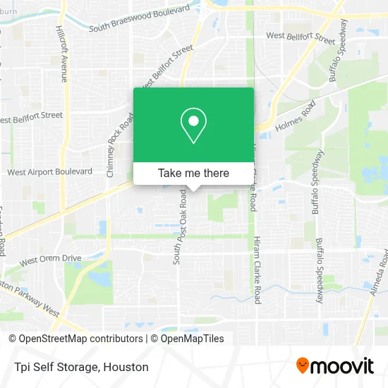Tpi Self Storage map
