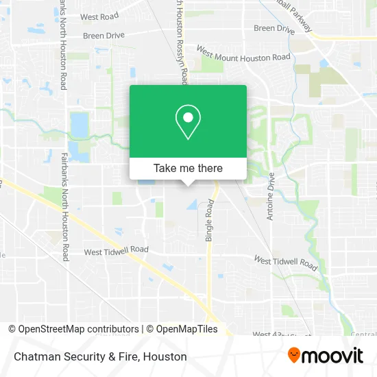 Chatman Security & Fire map