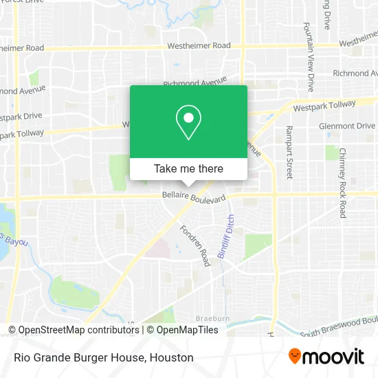 Rio Grande Burger House map