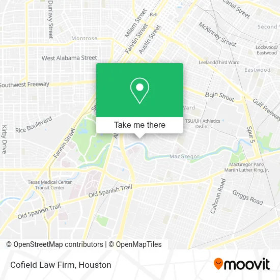 Cofield Law Firm map