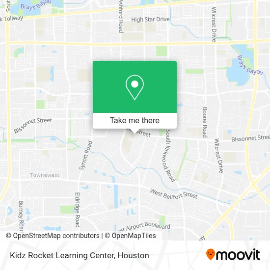 Kidz Rocket Learning Center map