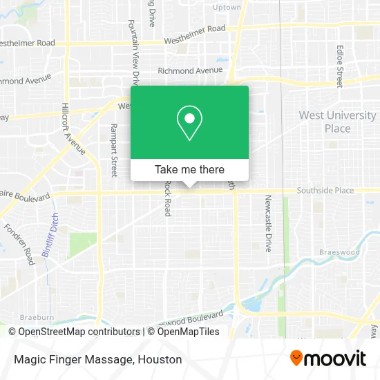 Magic Finger Massage map