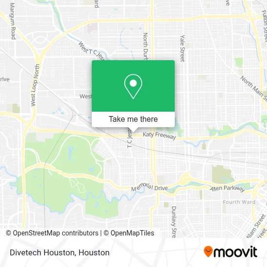 Divetech Houston map