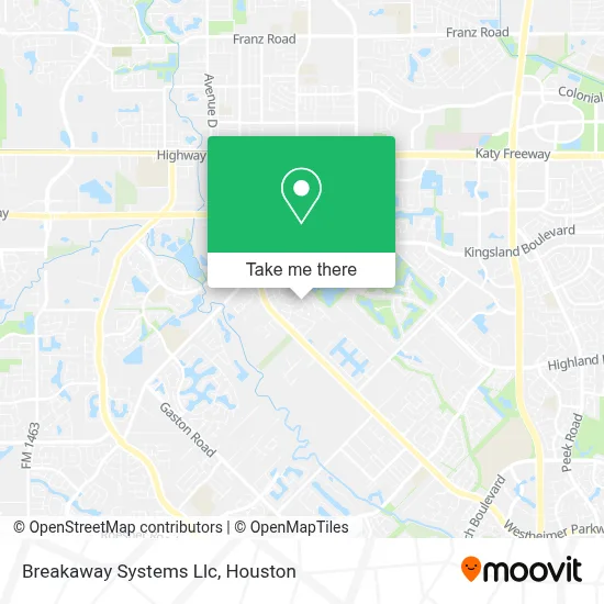 Breakaway Systems Llc map