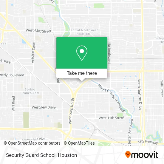 Security Guard School map
