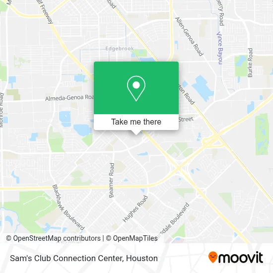 Sam's Club Connection Center map