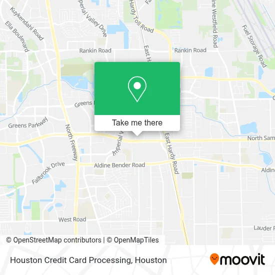 Houston Credit Card Processing map