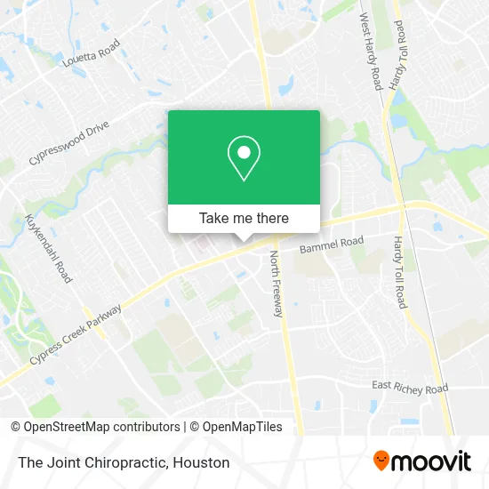The Joint Chiropractic map