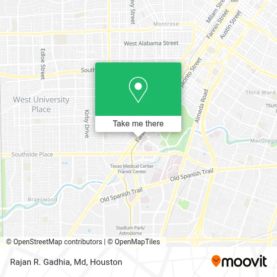Rajan R. Gadhia, Md map