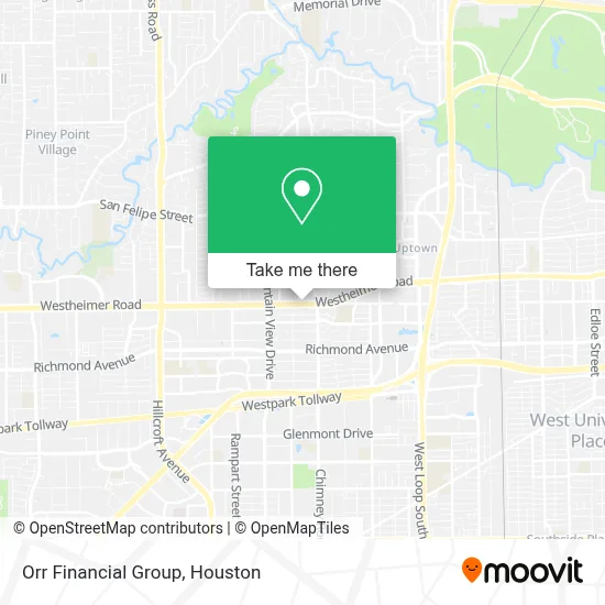 Orr Financial Group map