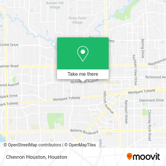 Chevron Houston map