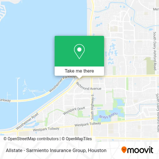 Allstate - Sarmiento Insurance Group map