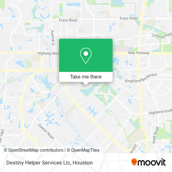 Destiny Helper Services Llc map