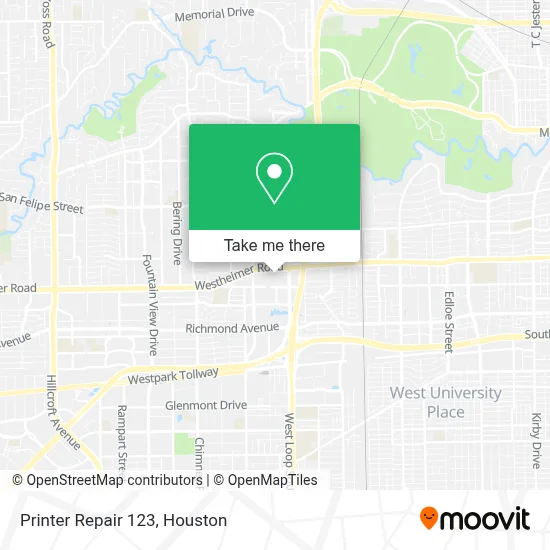 Printer Repair 123 map