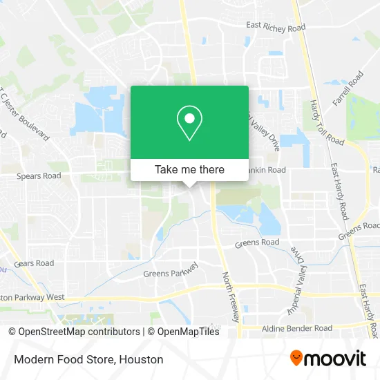 Modern Food Store map