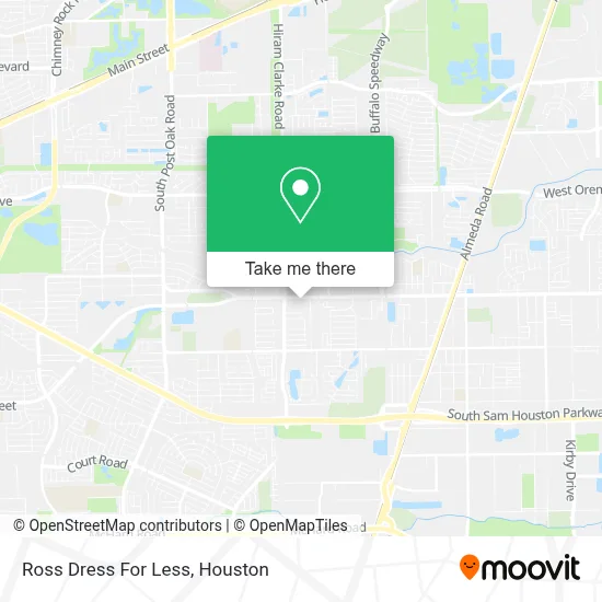 Ross Dress For Less map