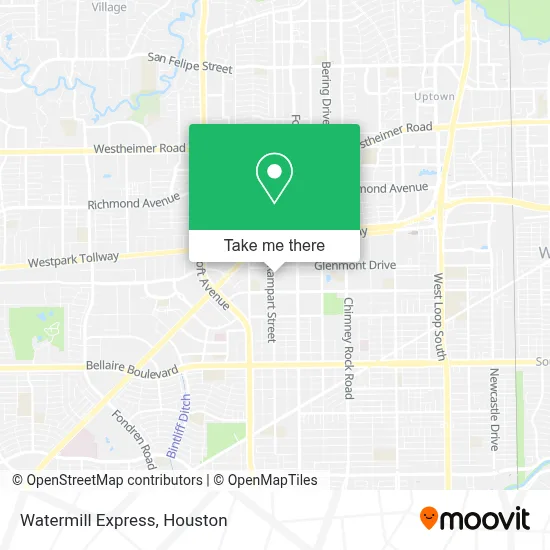 Watermill Express map
