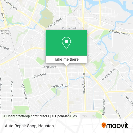 Auto Repair Shop map
