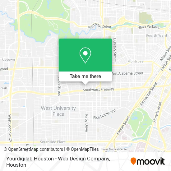 Yourdigilab Houston - Web Design Company map