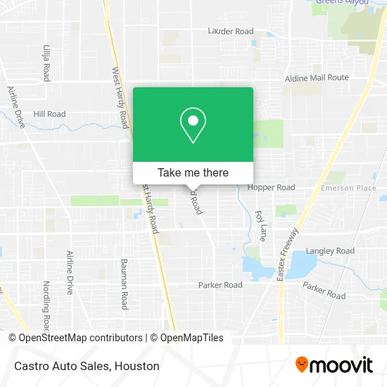 Castro Auto Sales map