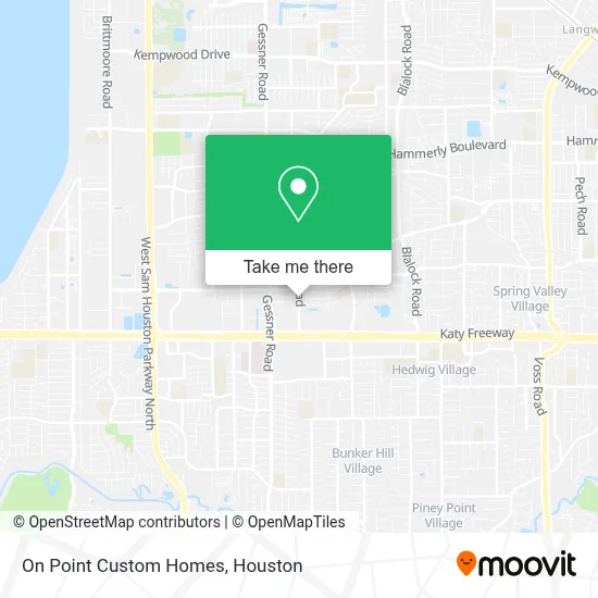 On Point Custom Homes map