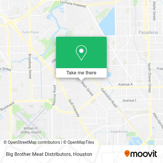 Big Brother Meat Distributors map