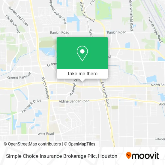 Simple Choice Insurance Brokerage Pllc map