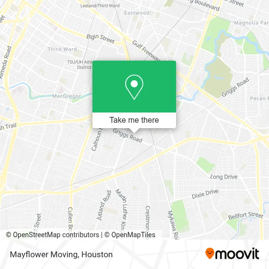 Mayflower Moving map