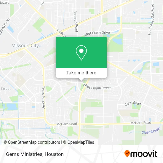 Gems Ministries map