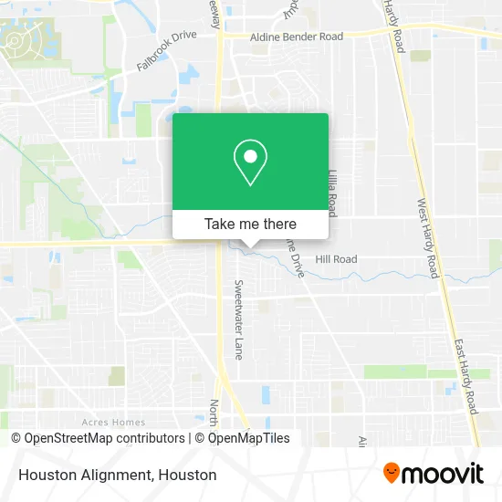 Houston Alignment map