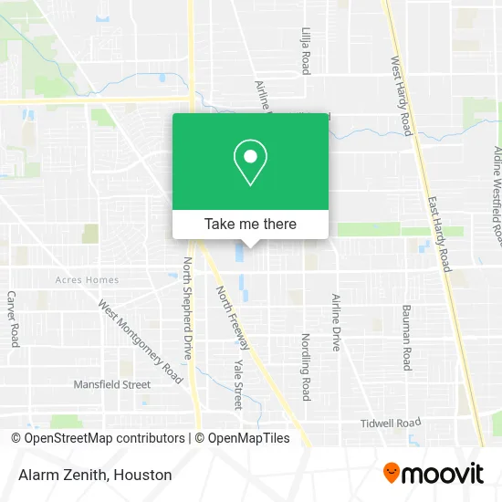 Alarm Zenith map
