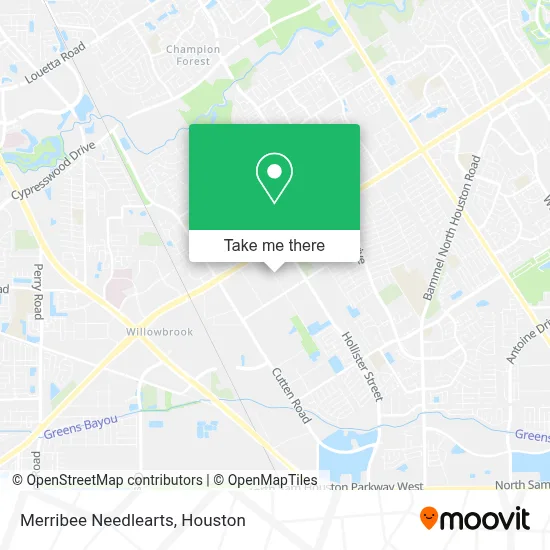 Merribee Needlearts map