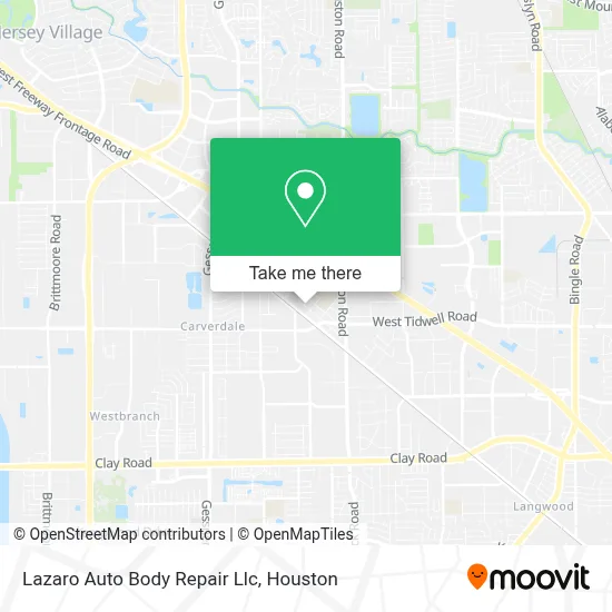 Lazaro Auto Body Repair Llc map