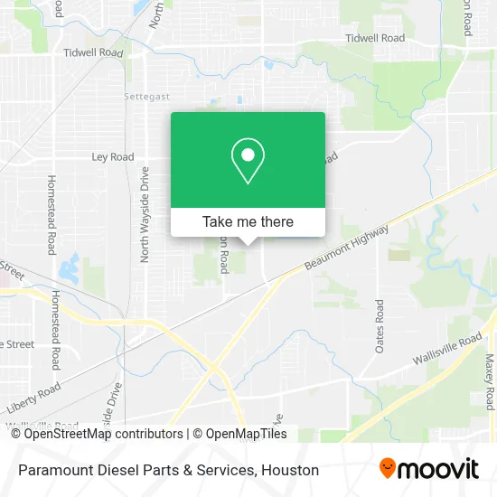 Paramount Diesel Parts & Services map