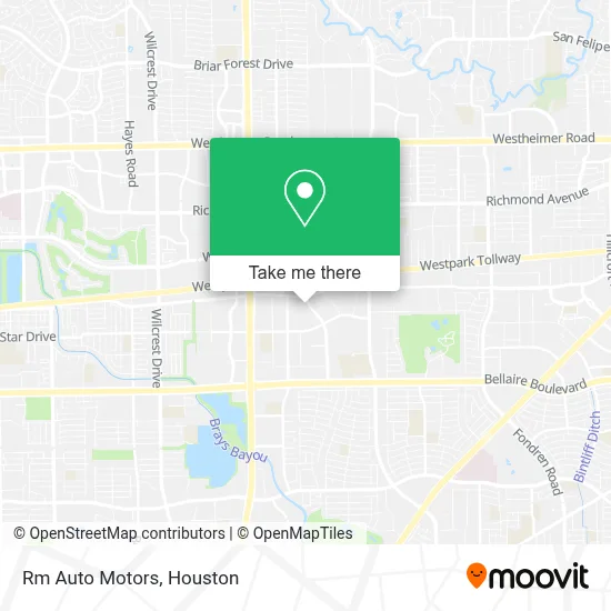 Mapa de Rm Auto Motors