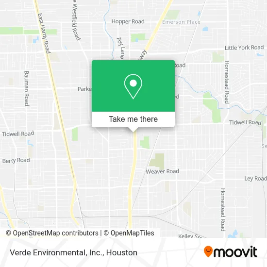 Verde Environmental, Inc. map