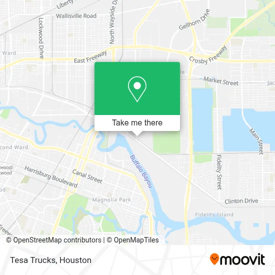 Tesa Trucks map