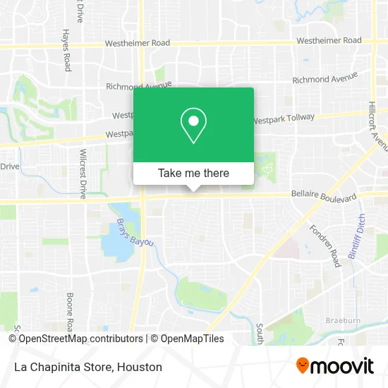 La Chapinita Store map
