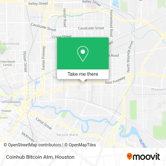 Coinhub Bitcoin Atm map