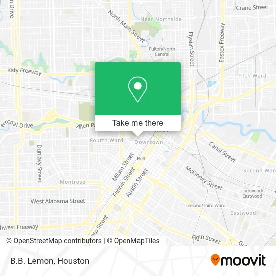 B.B. Lemon map