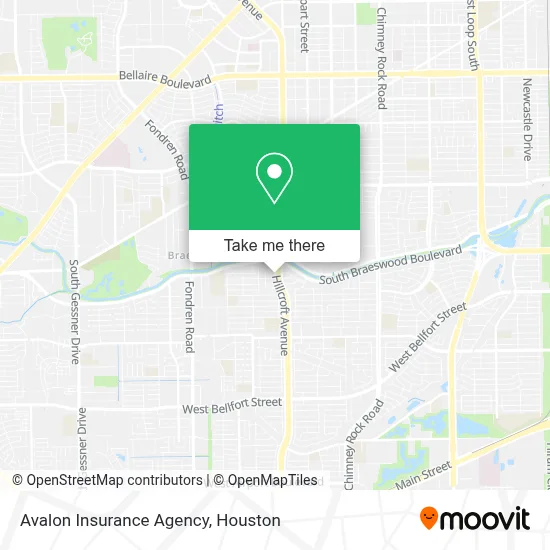 Avalon Insurance Agency map