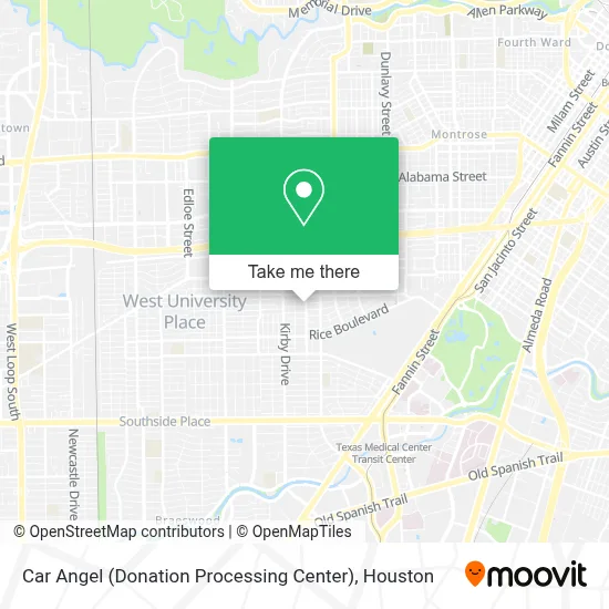 Car Angel (Donation Processing Center) map