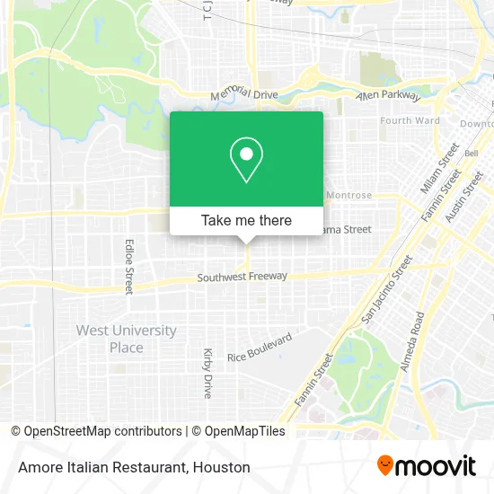 Amore Italian Restaurant map