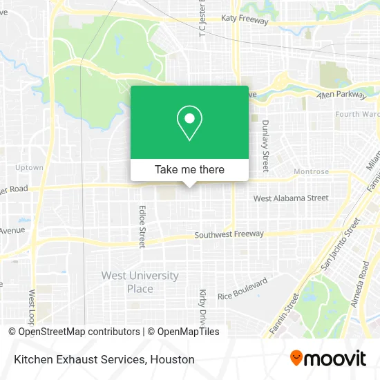 Kitchen Exhaust Services map
