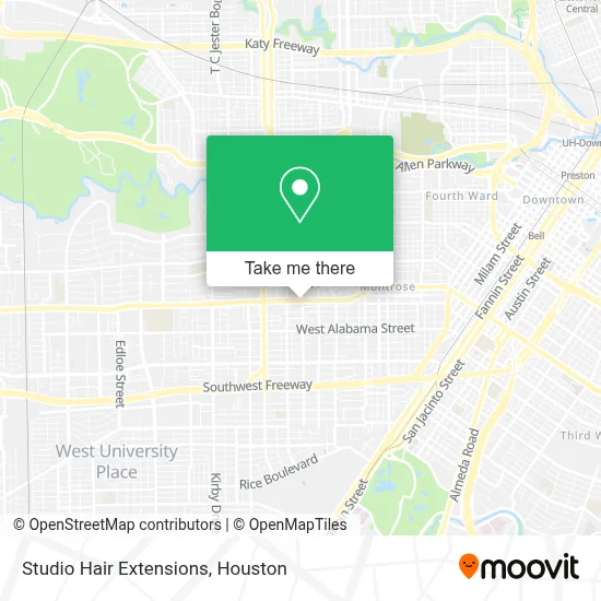Studio Hair Extensions map