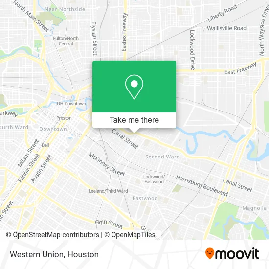 Western Union map