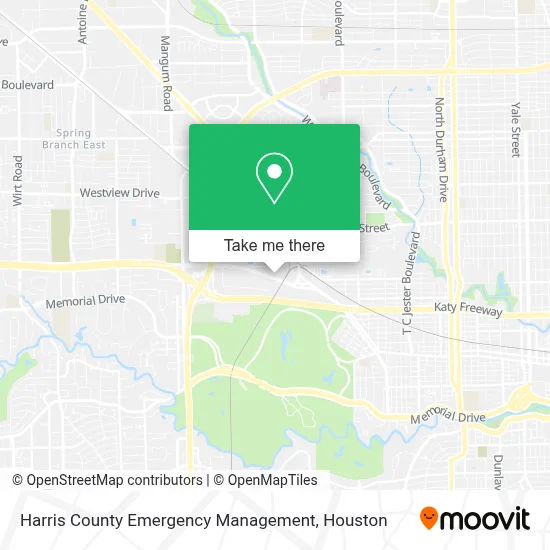 Harris County Emergency Management map