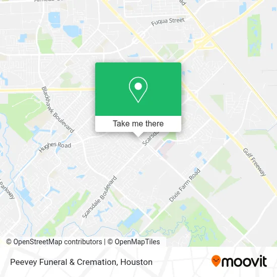 Peevey Funeral & Cremation map