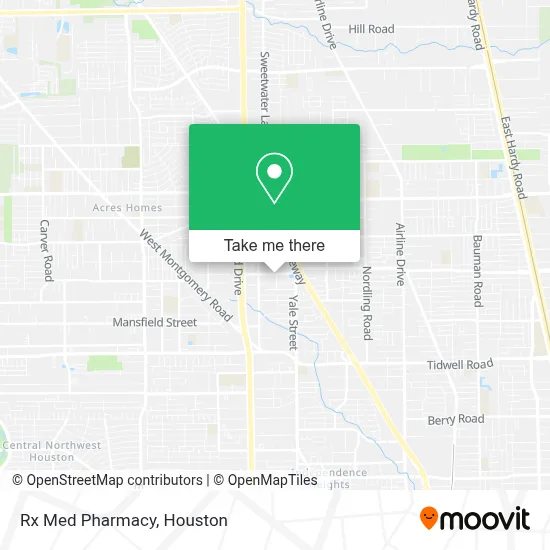 Rx Med Pharmacy map