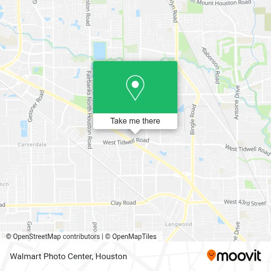 Walmart Photo Center map